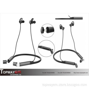 Sports bluetooth headset Neck-mounted